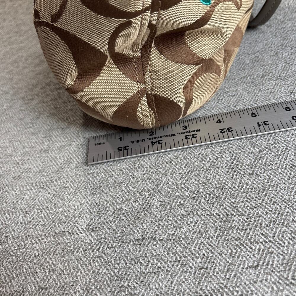 Coach Bag Poppy Embroidered Glam Tote Shoulder Purse H1282-21188 - Picture 10 of 16